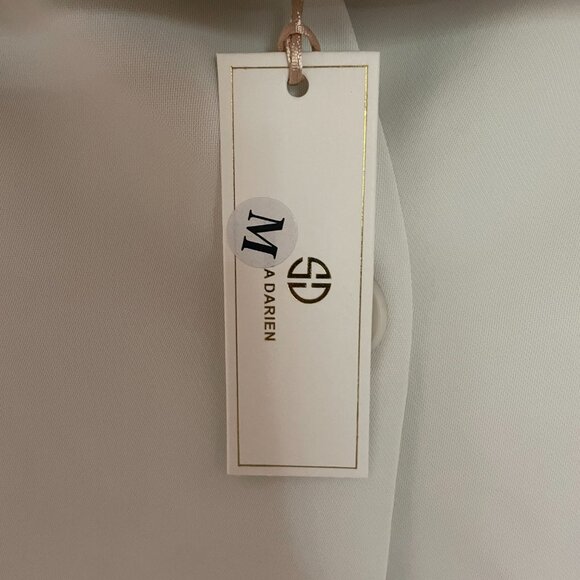 (NWT) Sierra Darien Cut Out Shoulder Jacket - White - Picture 3 of 8